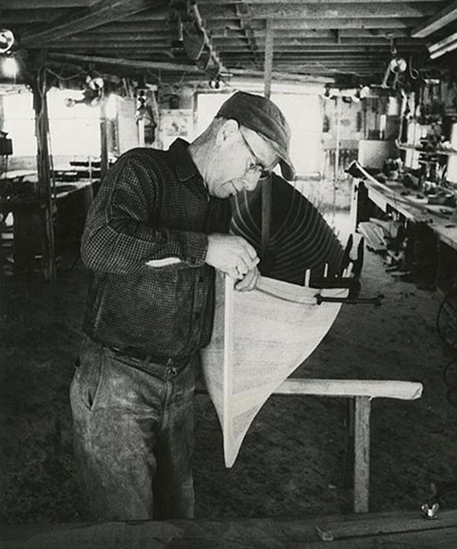 William Hanmer building an Adirondack Guideboat